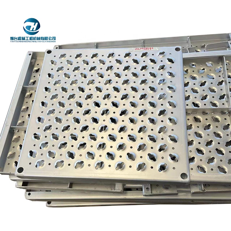 Custom sheet metal fabrication brushed panel stamping bending aluminum alloy step for petroleum equipment vehicle fabrication