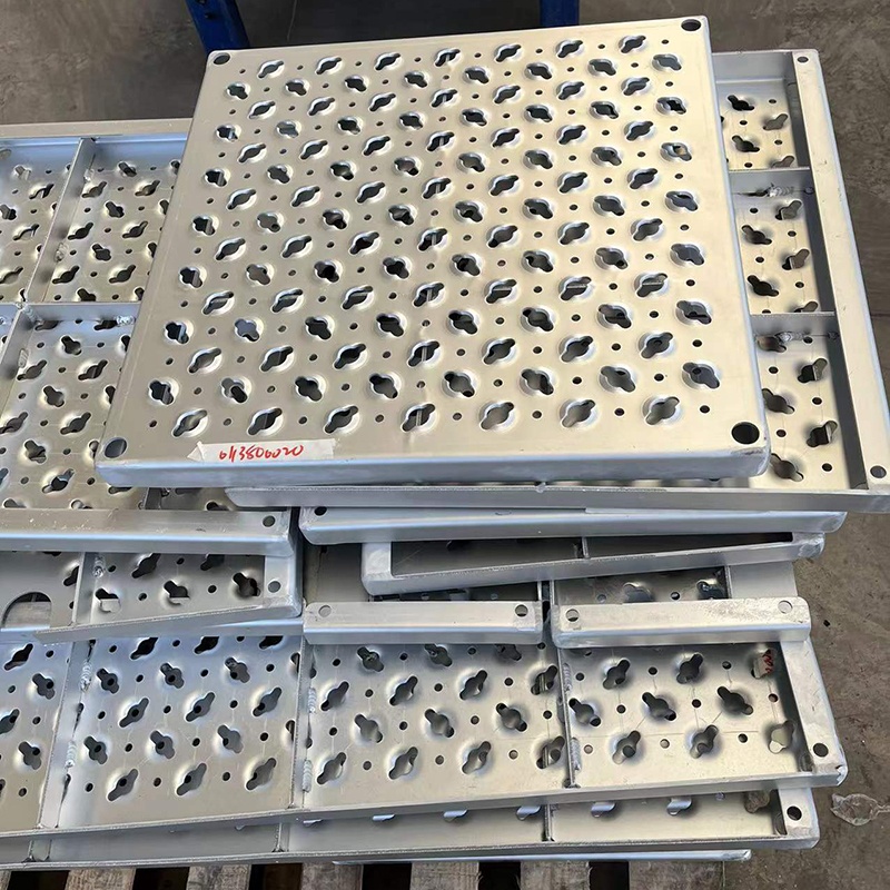 Custom sheet metal fabrication brushed panel stamping bending aluminum alloy step for petroleum equipment vehicle fabrication