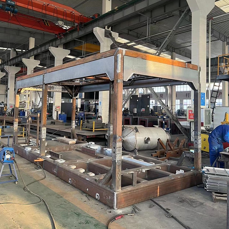 Custom Steel Frame Fabrication Services Metal Fabrication Parts OEM Heavy Structure Steel Frame Welding Fabrication