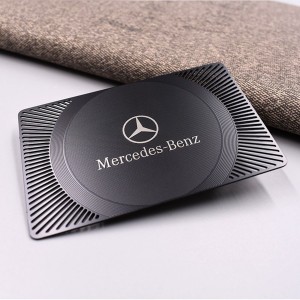 Customized Gold or Silver Black RFID Metal Card with NFC chip sticker