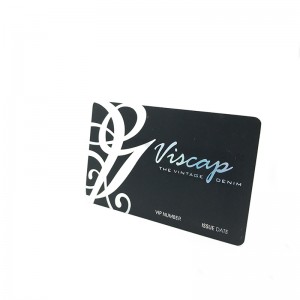 China Supplier Wholesale Cr80 PVC Plastic Membership Gift Card with Embossed Number