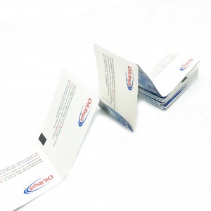 Paper RFID Card Mifare Ultralight EV1 with logo printed for access control ticket