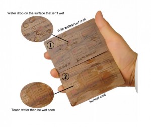 Well-designed Logo Printed ISO14443A Hf Contactless Smart RFID NFC Wood Cards