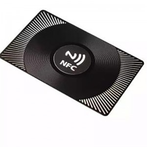 Rapid Delivery for Proximity Smart Contactless RFID Black Steel Metal Sle4442 Chip Card