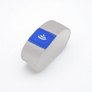 Factory Price For S50 Customized Logo Sublimation Active Festival Event RFID NFC Stretch Elastic RFID Wristband