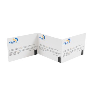 Paper RFID Card Mifare Ultralight EV1 with logo printed for access control ticket