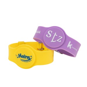 Model ST-G09 Top sale NFC Silicon Wristband with customized color and Logo
