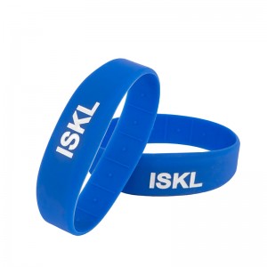 Silicon RFID Wristband with Logo used for water park and Hotel access control