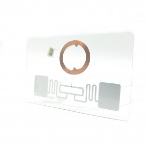 CE Certificate Dual Frequency Smart Chip RFID ID Card