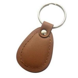 RFID Leather Keyfob for access control