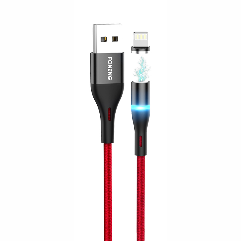 Factory Price For 3ft For Android Charger Usb Data Cable - X30  led light magnetic weaved data cable – Be-Fund