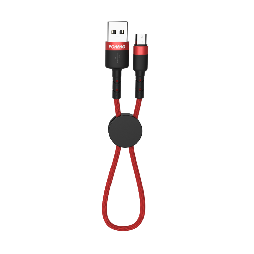 Gerai suprojektuotas 3in1 nailoninis pintas USB duomenų kabelis - X26 mini duomenų kabelis – Be-Fund
