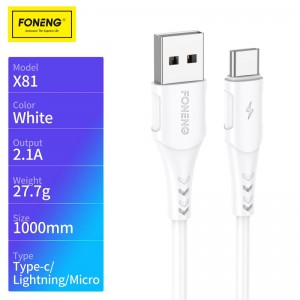 X81 Charging Cable