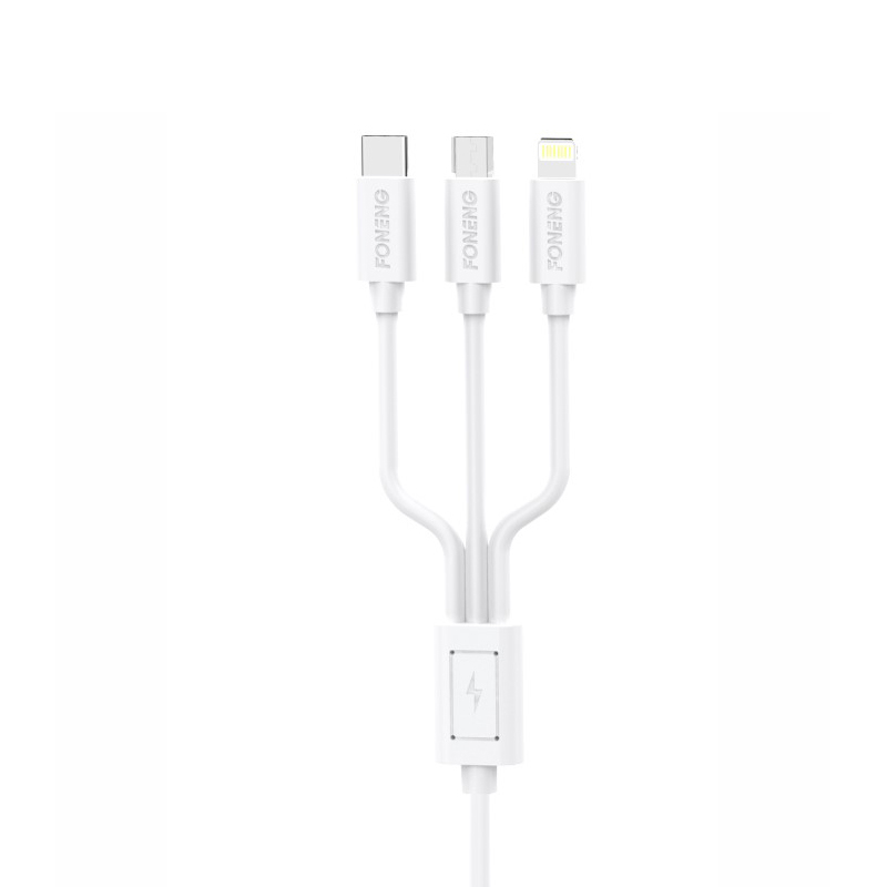 100% Original 3 In 1 Usb Data Cable - X21 3 in 1 5A supercharge data cable – Be-Fund