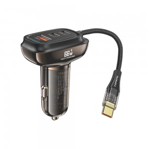 C20 A+C+C 3-Port Car Charger (66W & With T...