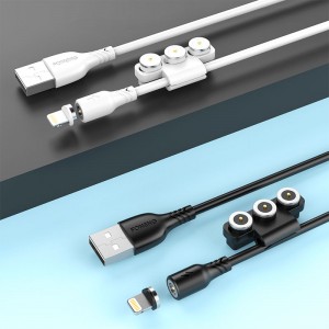 X62 3 in 1 Magnetic Suction Charging Cable