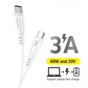 X73 Fast Charging PD 60W and 20V USB Cable (USB-C to USB-C)