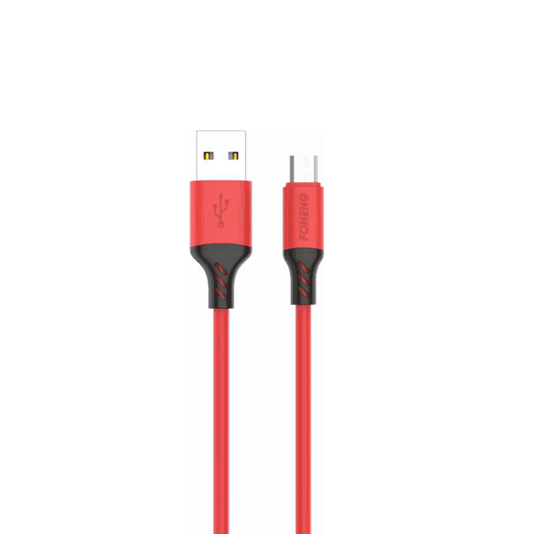 Фабричен кожен USB кабел за данни на едро - X50 Двуцветен кабел за данни от течен силиконов каучук – Be-Fund