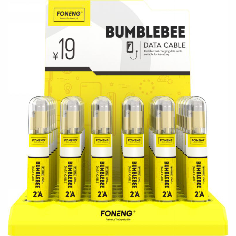 100% оригинал 3 во 1 USB кабел за податоци - комплети кабли за податоци Bumble Bee - Be-Fund