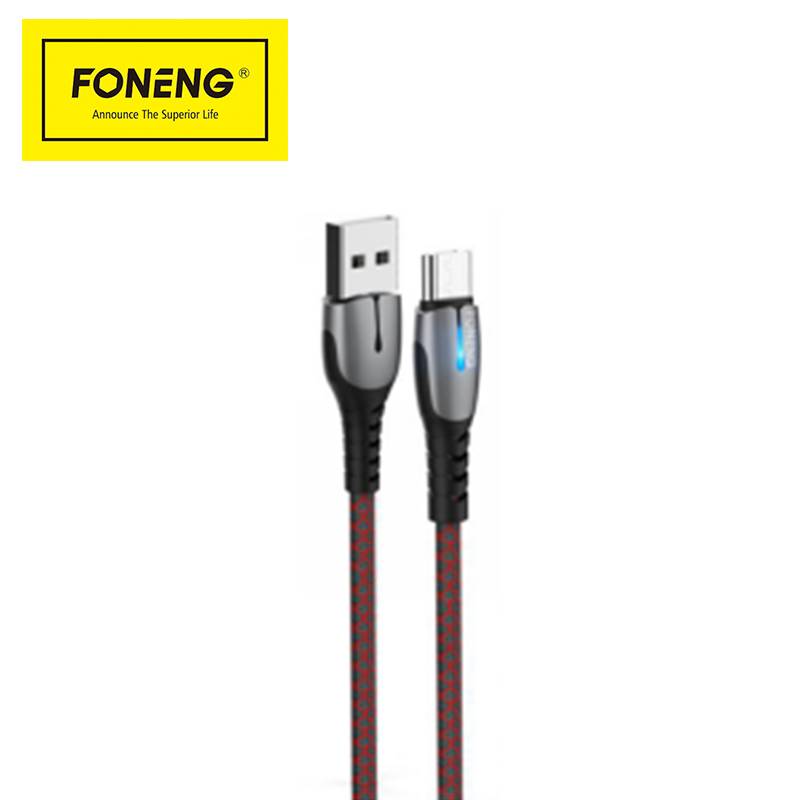 OEM/ODM Factory High Speed ​​Magnetic Usb Data Cable - X29 zinc lighting weaved data cable – FONENG