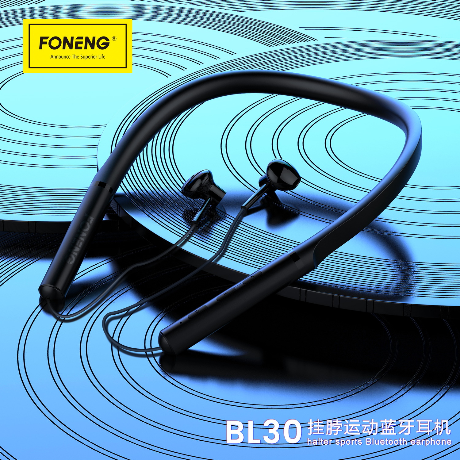 BL30 Neckband Sport Bluetooth Earphone Featured Image
