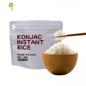 Konjac riža instant vrećica Low Gi Prilagođeni dobavljač |Ketoslim Mo