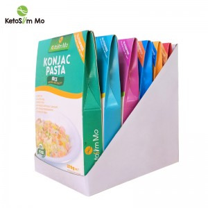 Костум за тестенини од ориз од Konjac со 6 пакети Keto OEM добавувач |Кетослим Мо