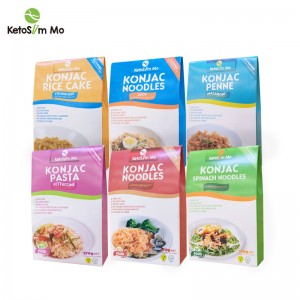 Konjac Rice Noodles Suit 6 Pack Keto OEM-leverandør |Ketoslim Mo