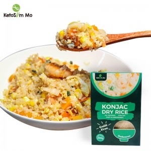 Konjac Rice nudulu aṣọ 6 Pack Keto OEM Supplier |Ketoslim Mo