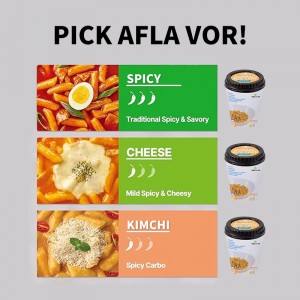Konjac Rice Cake Tteokbokki Spicy Flavor OEM |Ketoslim Mo