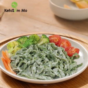 Shirataki fettuccine noodles low calories konjac spinach fettuccine  | Ketoslim Mo
