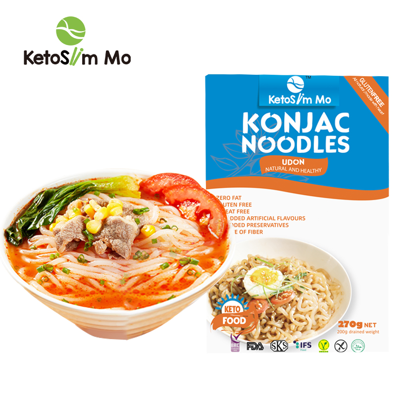 Factory direct sale zero cal noodles Popular Konjac udon noodles | Ketoslim Mo Featured Image