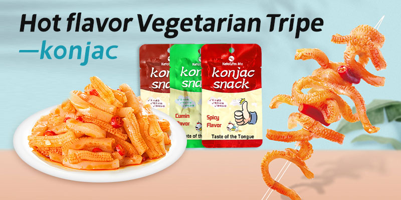Hot flavor Vegetarian Tripe – Made from Konjac