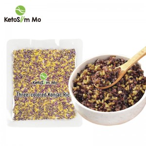 Keto Three-Color Arida Konjac Rice Low Glycemic Index