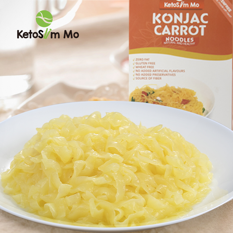 China Wholesale Whole Foods Miracle Noodles Suppliers - Carrot Konjac Fettuccine Noodles Wholesale – Ketoslim Mo