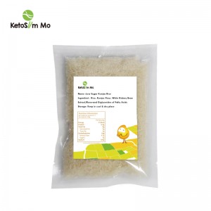 Konjac Kuru Pirinç Düşük Şeker özelleştirilmiş