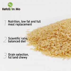 Előfőzött, magas fehérjetartalmú konjac rizs ömlesztett |Ketoslim Mo
