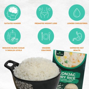 Slim Rice N'ogbe Dry Shirataki Konjac Rice |Ketoslim Mo