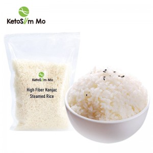 Предварително сготвен ориз конджак с високо съдържание на фибри |Кетослим Мо