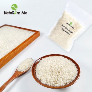 Precooked High Fiber Konjac Rice Bulk |Ketoslim Mo