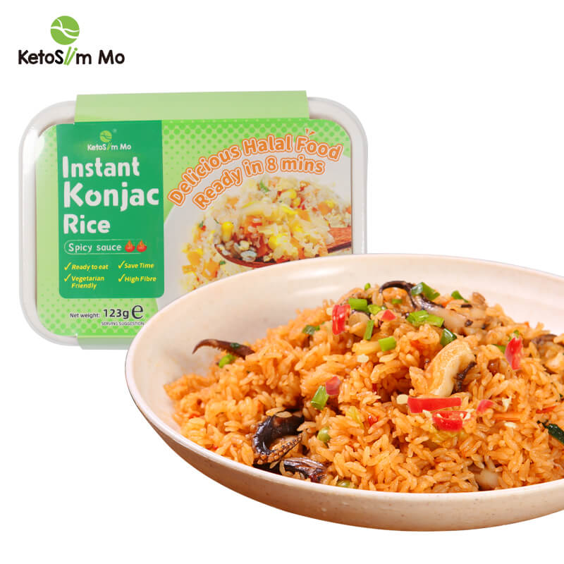 Cheap Best Low Starch Rice Manufacturers - Ready To Eat Meal Replacement Instant Konjac Rice – Ketoslim Mo