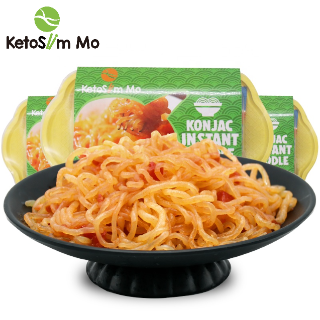 Skinny Konjac pasta Vegan Tomato Flavor Ketoslim Mo natural foods Vermicelli Featured Image