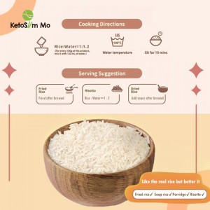 White Kidney Bean Konjac Rice Engros