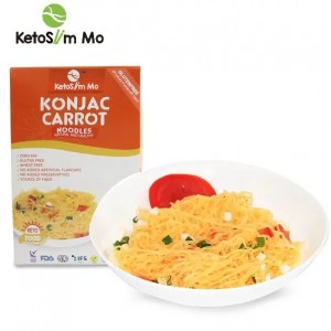 low calorie pasta noodles丨Ketoslim Mo Gluten free carrot noodles
