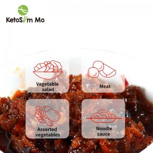 200g Natuerlike Red Spicy Saus Konjac fabrikant |Ketoslim Mo