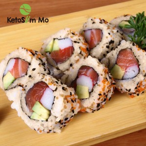 Mostra gratuíta Instant Sushi Rice Arroz de dieta baixa en carbohidratos丨Ketoslim Mo