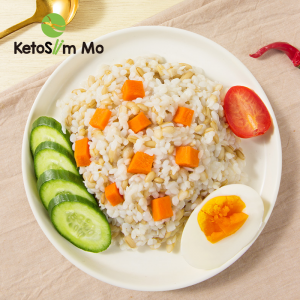 Arroz instantâneo branco com autoaquecimento, arroz com baixo teor de carboidratos 丨Ketoslim Mo