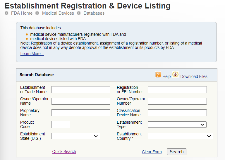 How to query FDA approval