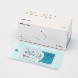 Sterile monofilament ikke-absorberende polytetrafluoretylen suturer med eller uten nål WEGO-PTFE