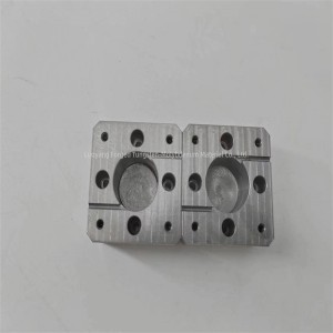CNC niobija apstrādātas detaļas pulētas virsmas